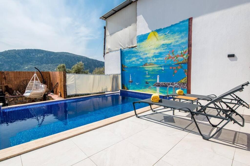 Villa Yagmur Damlasi Muhafazakar Denize Yakin Kalkan Exterior photo